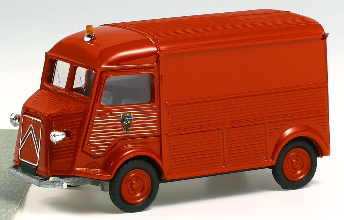 Miniature CITROËN TYPE H Pompier Île-de-France SDIS – Échelle 1/43 – Eligor