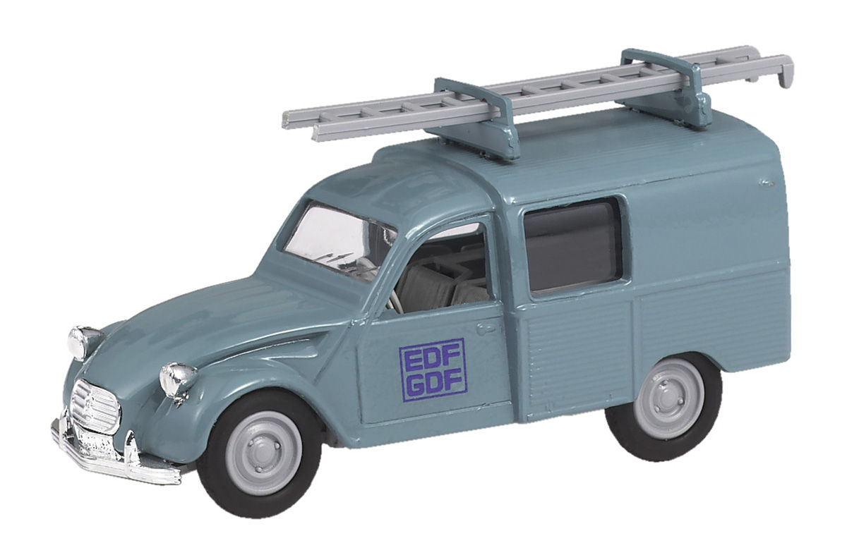 LE7014 ELIGOR EUROPEENNE COLLECTIONNEURS V3756 1/43 Citroen 3CV EDF GDF bleu