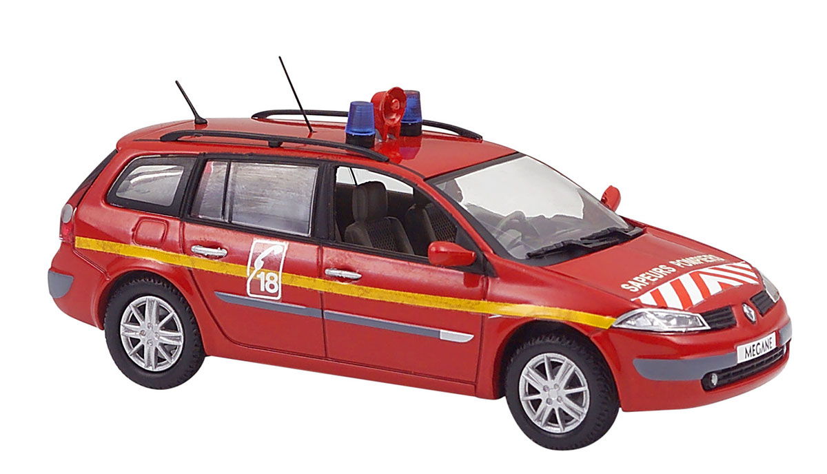 Renault Megane Ii Estate Smur Pompier 2003 Eligor 1:43