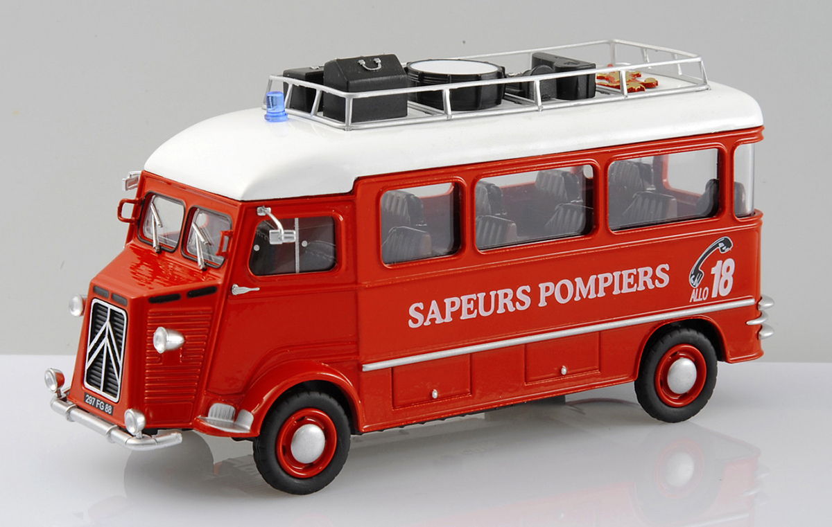 Miniature Citroën Type H Pompiers ELIGOR - Occasion - Fabrication France