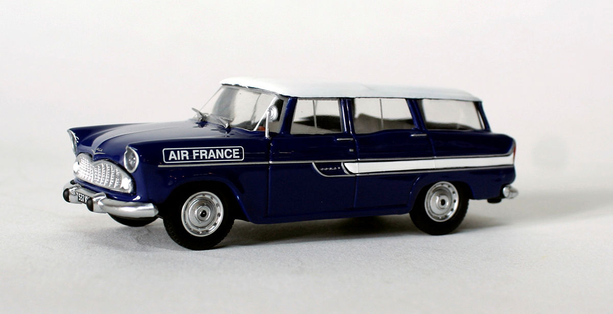 Miniature Eligor 1/43 - Simca Break Marly Raid URSS - Paris Match (boîte Incluse)