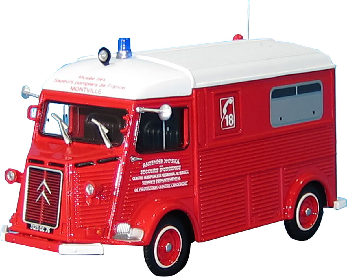 Citroen Hy Type H Pompiers Diffusion D Alerte 1/43 Eligor