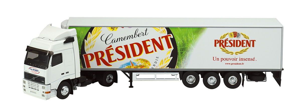 Miniature Eligor 1/43 Volvo FH Restyle Semi-remorque Frigo Chereau Sotrab Petrus 113161