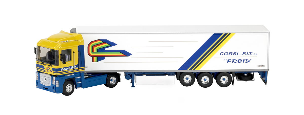 Camion Eligor 1/43 – Renault Magnum 3 Semi-remorque Frigo Delanchy Italia 113023