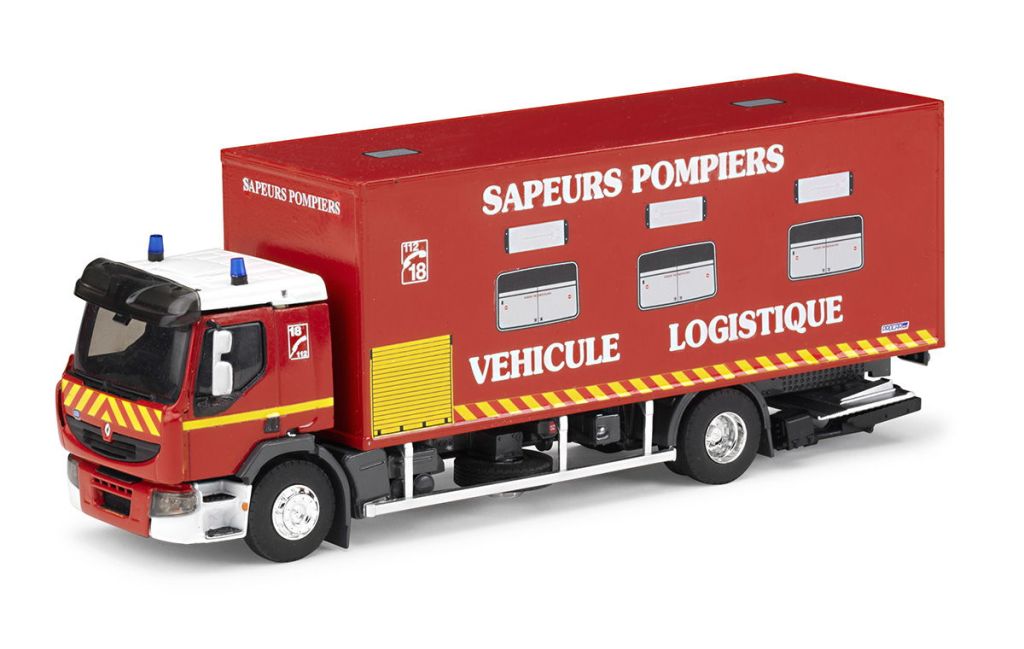 PORTEUR RENAULT PREMIUM DISTRIBUTION POMPIERS VEHICULE LOGISTIQUE - Eligor