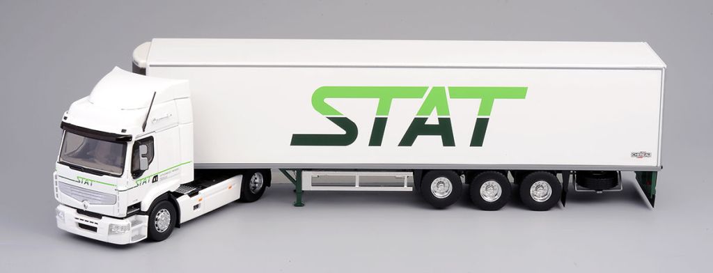 Eligor Surber Camion Renault Premium Dxi Remorque Chereau Tps