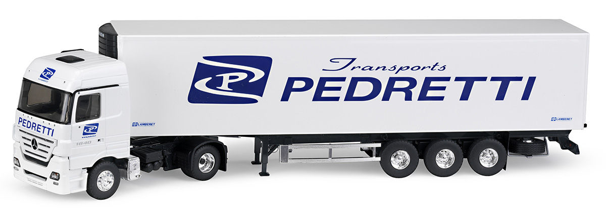 1/43 CAMION TRUCK MERCEDES ACTROS 2 1863 BLUETEC WOLF ELIGOR - Miniaturas coleccion a escala