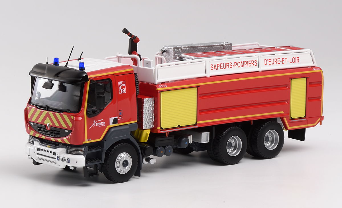 RENAULT K 6X4 Camion De Pompiers CCFS GALLIN SDIS 95 VAL D'OISE 1/43 ALERTE