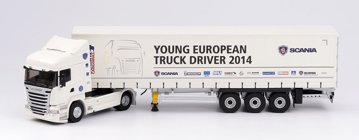 Camion Eligor 1/43 Scania Série R Highline - Tautliner Ridelles Corsi Fit, Réf 113258