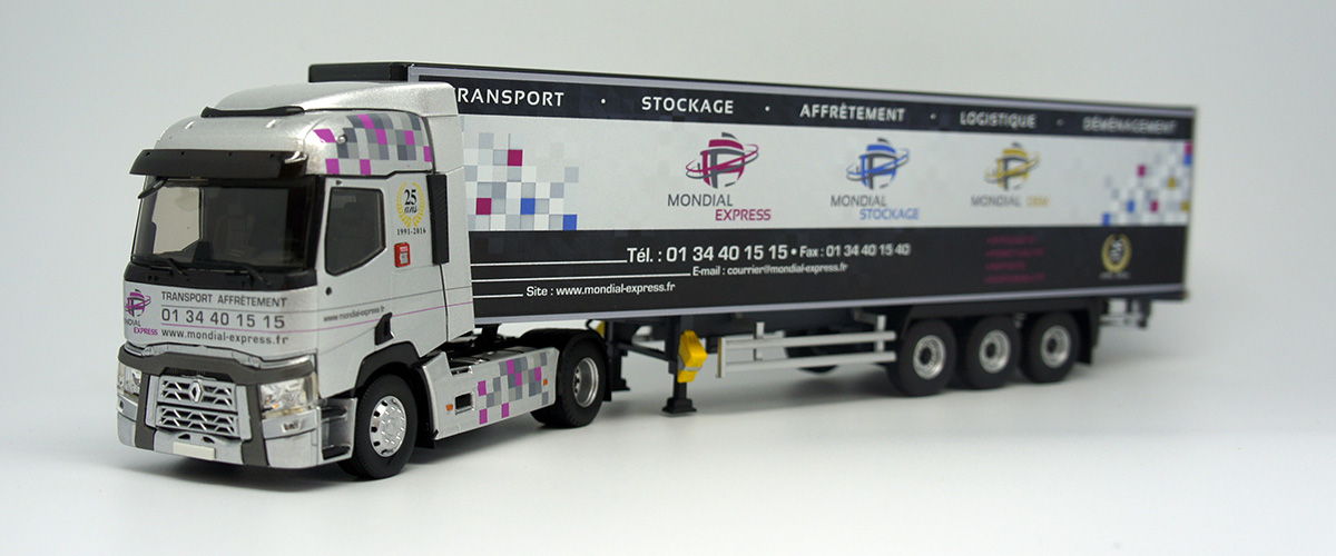 RENAULT T 460 REMORQUE PLATEAU TRANSPORTS MORONI
