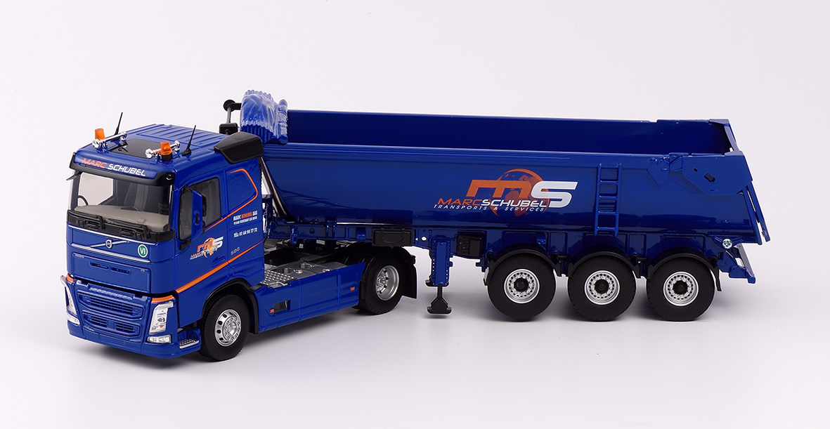 AS332 ELIGOR 1/43 CAMION VOLVO FH12 RESTYLE BENNE TRANSPORTS