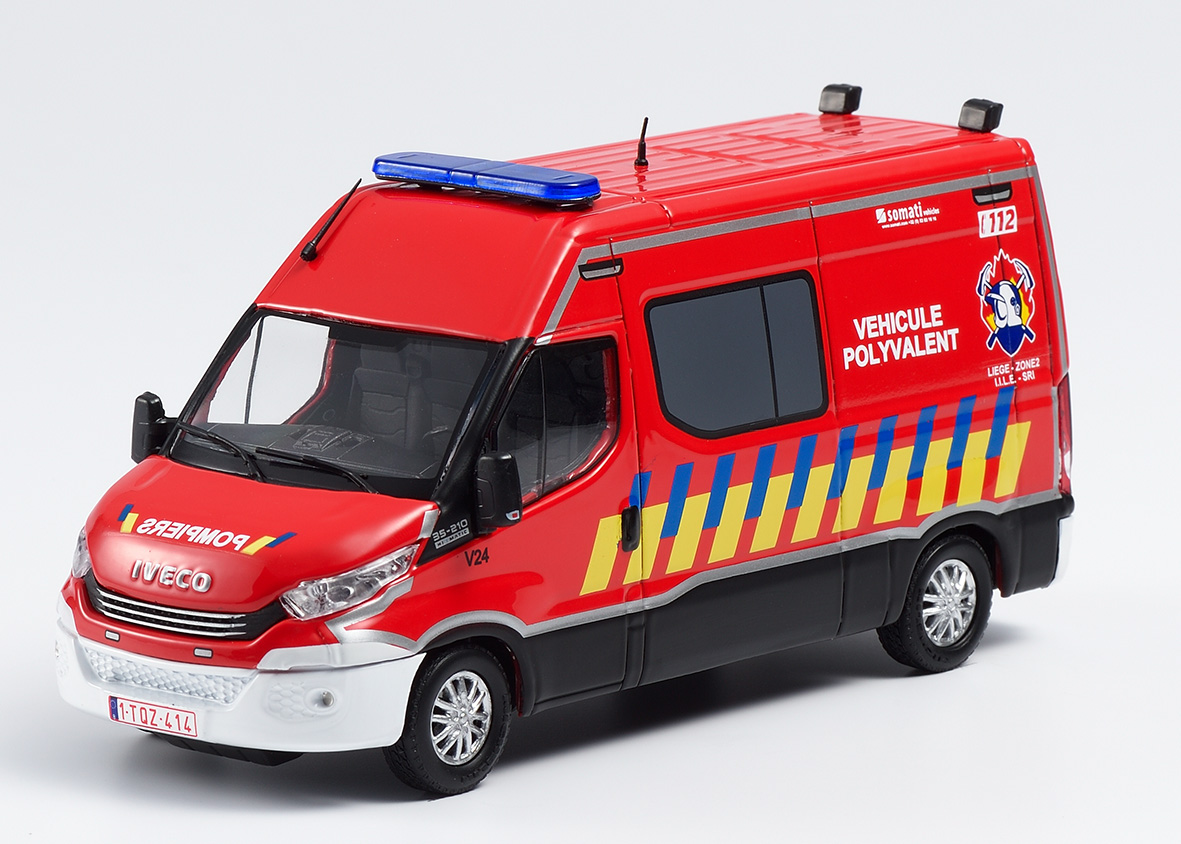 Pompiers 1/43 iveco daily vsab - Collection