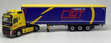 Eligor 1/43 Volvo FH 2020 & Remorque Tautliner - Transports GELIN - Réf 118325