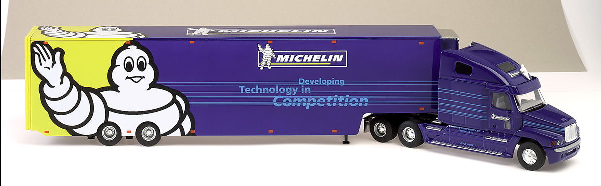 Camion Eligor 1/43 Freightliner Michelin America - Métal - Occasion