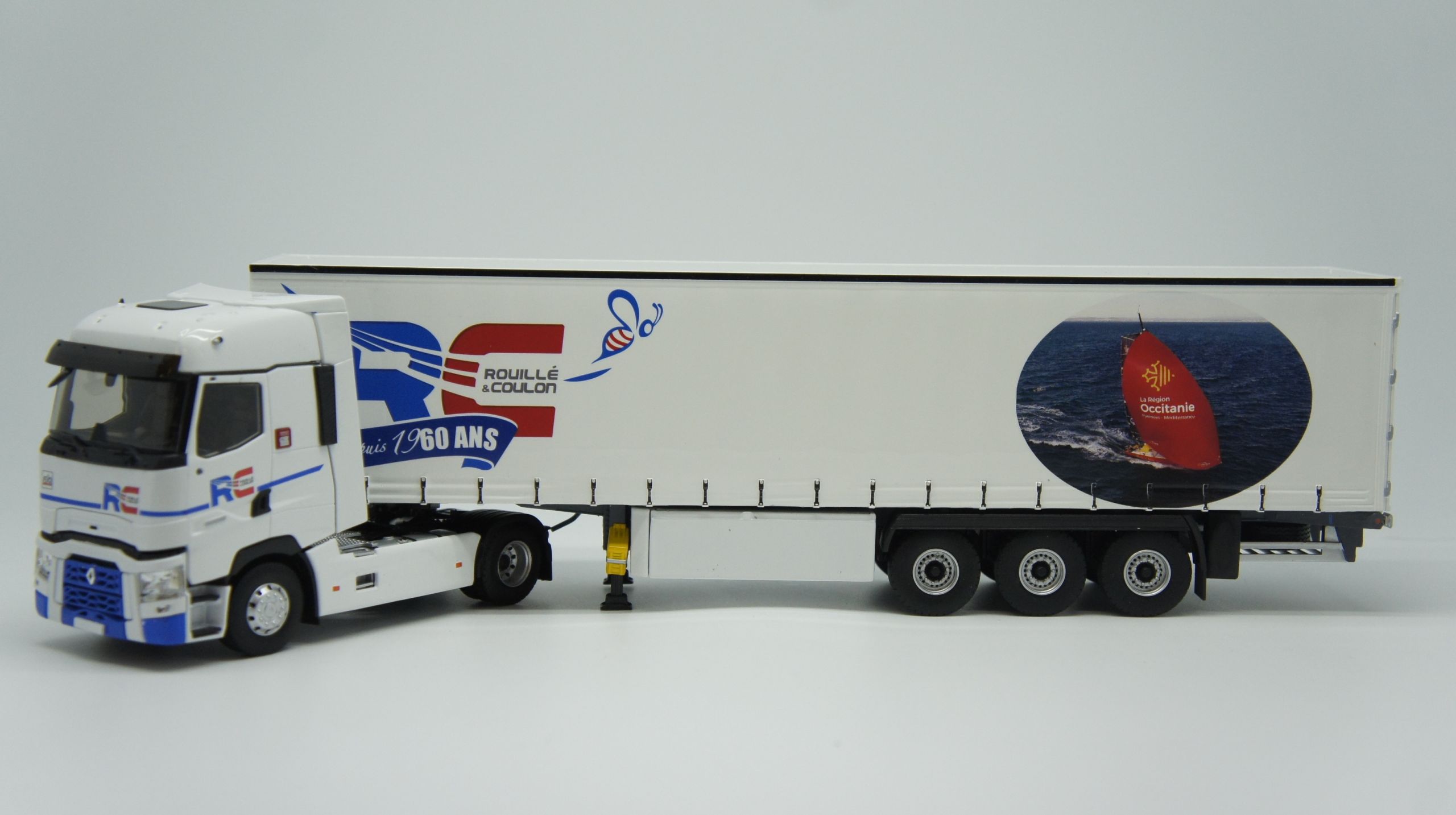 Camion RENAULT T520 High 4x2 Avec Remorque – Transport MAROT – ELIGOR 1/43