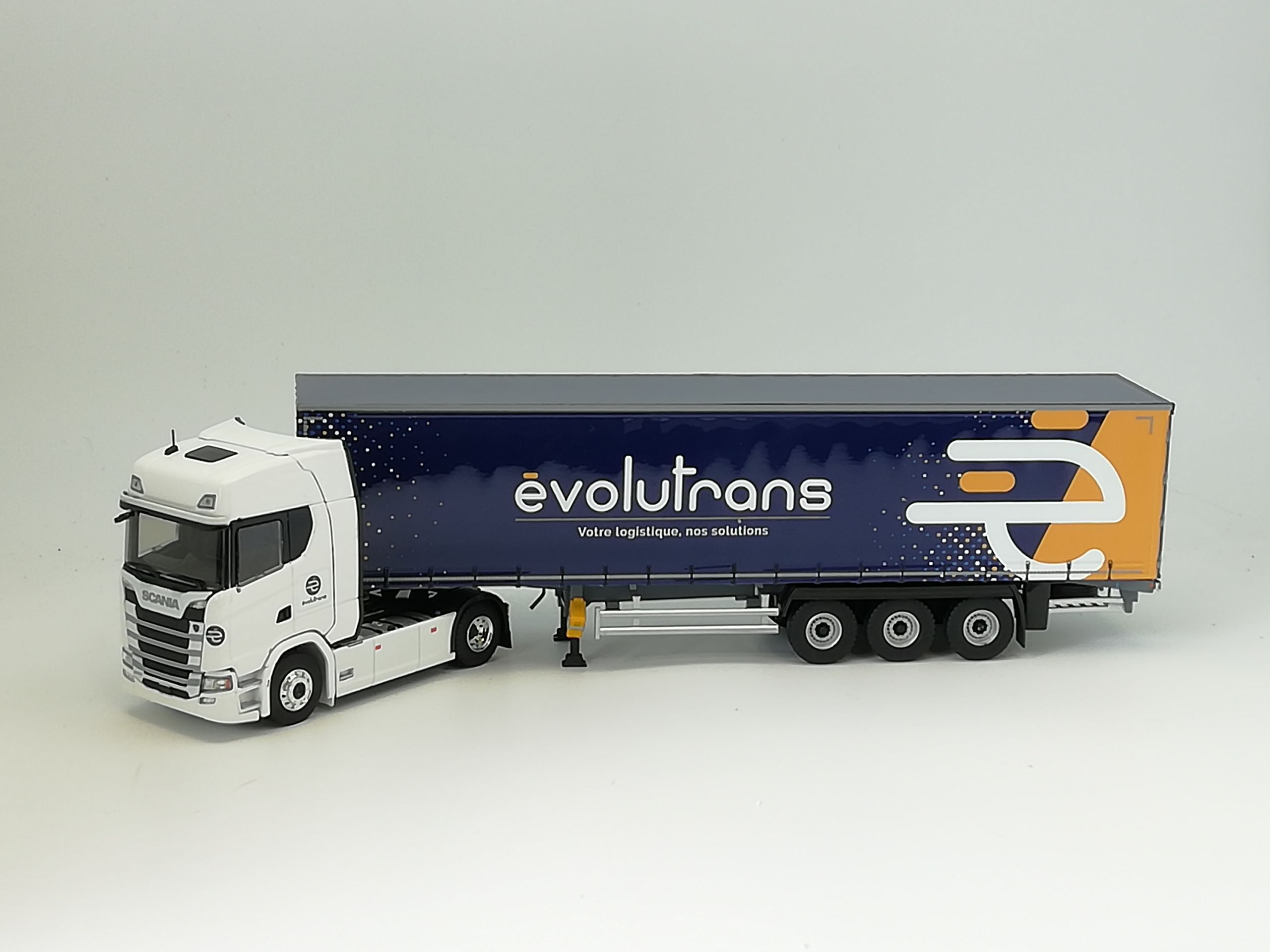 SCANIA 500 S REMORQUE TAUTLINER TREMBLAYE TRANSPORTS ELIGOR 1:43 Réf 118247 - La Boutique D'ALAIN